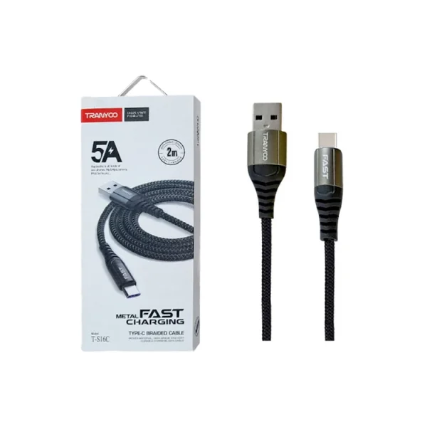 کابل تبدیل USB به microUSB ترانیو مدل T-S16V طول 2 متر