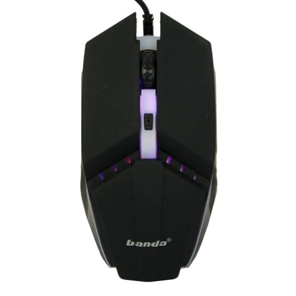 کیبورد و موس گیمینگ Banda KM-77 RGB - Image 3