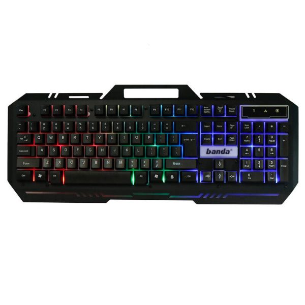 کیبورد و موس گیمینگ Banda KM-77 RGB - Image 4