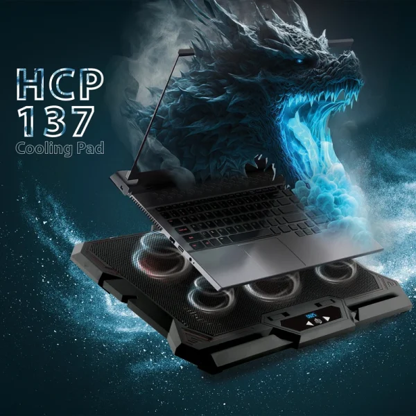 پایه خنک کننده لپ تاپ هترون مدل HCP137 - Image 5