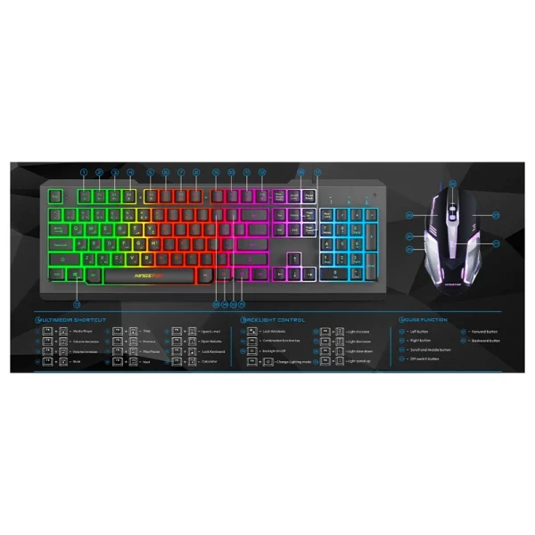 ست گیمینگ کینگ استار مدل KBM285G - Image 15