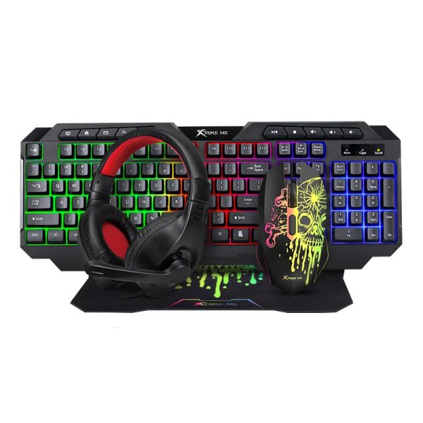 پکیج موس و کیبورد گیمینگ RGB ایکستریکمی Xtrike Me CMX 415