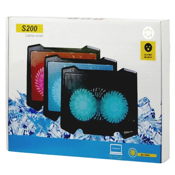 پایه خنک کننده لپ تاپ کولر پد مدل S200 - Image 2